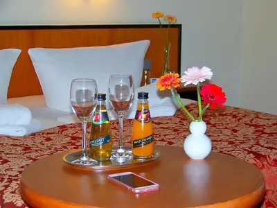 Getränke in der Unterkunft Hotel Amadeus ROYAL Berlin