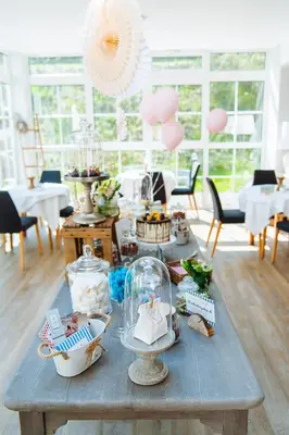Ein Sitzbereich in der Unterkunft Landhotel Potsdam