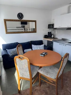 Küche/Küchenzeile in der Unterkunft Motel Home Berlin