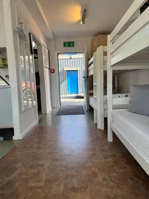 Ein Bett oder Betten in einem Zimmer der Unterkunft Motel Home Berlin