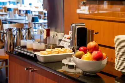 Essen im Hotel oder in der Nähe