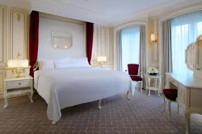Ein Bett oder Betten in einem Zimmer der Unterkunft The Westin Grand Berlin