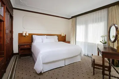 Ein Bett oder Betten in einem Zimmer der Unterkunft The Westin Grand Berlin