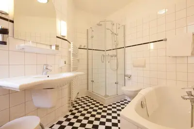 Ein Badezimmer in der Unterkunft Hotel Brandies Berlin GmbH