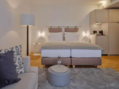 Ein Bett oder Betten in einem Zimmer der Unterkunft Classik Hotel Hackescher Markt - Self Check In