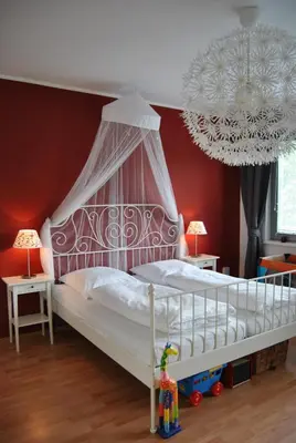 Ein Bett oder Betten in einem Zimmer der Unterkunft Refugium am Engelbecken