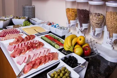 Essen im Hotel oder in der Nähe