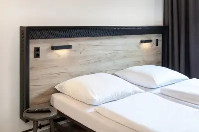Ein Bett oder Betten in einem Zimmer der Unterkunft a&o Berlin Mitte