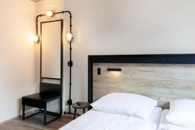 Ein Bett oder Betten in einem Zimmer der Unterkunft a&o Berlin Mitte