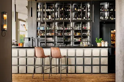 Lounge oder Bar in der Unterkunft ABION Spreebogen Waterside Hotel Berlin