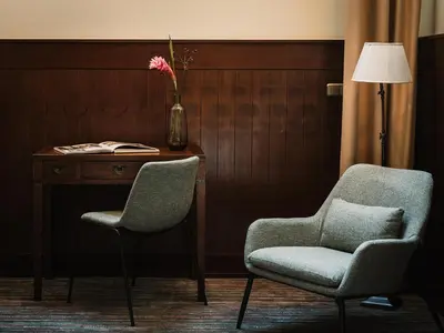 Ein Sitzbereich in der Unterkunft ABION Spreebogen Waterside Hotel Berlin