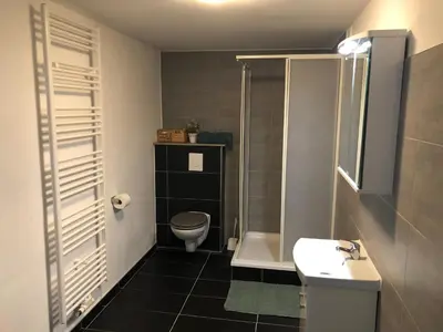 Ein Badezimmer in der Unterkunft Castrum Bucowe