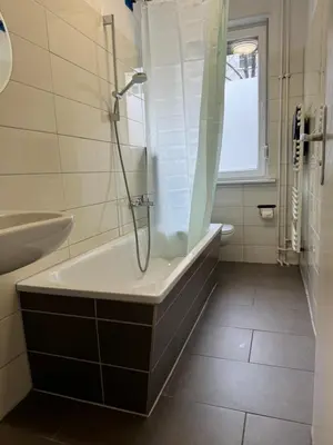 Ein Badezimmer in der Unterkunft Berlin Pur