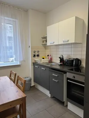 Küche/Küchenzeile in der Unterkunft Berlin Pur
