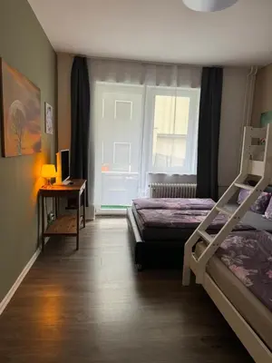 Ein Bett oder Betten in einem Zimmer der Unterkunft Berlin Pur