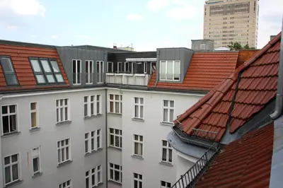 Das Gebäude in dem sich das Hotel befindet