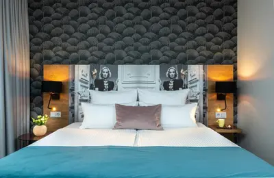 Ein Bett oder Betten in einem Zimmer der Unterkunft Leonardo Boutique Hotel Berlin City South