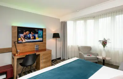 TV/Unterhaltungsangebot in der Unterkunft Leonardo Boutique Hotel Berlin City South