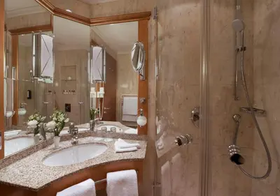 Ein Badezimmer in der Unterkunft Potsdam Hotel Am Jägertor