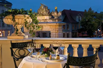 Getränke in der Unterkunft Potsdam Hotel Am Jägertor