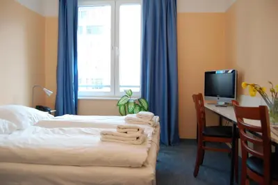 Ein Bett oder Betten in einem Zimmer der Unterkunft Pegasus Hostel Berlin