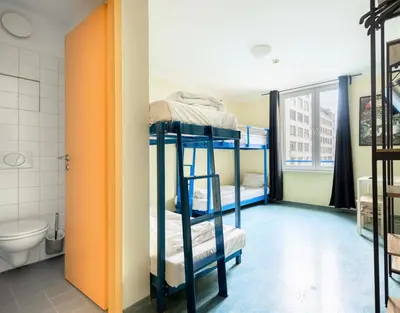 Ein Bett oder Betten in einem Zimmer der Unterkunft Pegasus Hostel Berlin