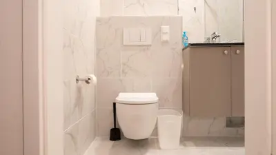 Ein Badezimmer in der Unterkunft Pension Majesty