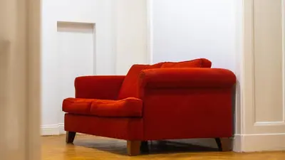 Ein Sitzbereich in der Unterkunft Pension Majesty