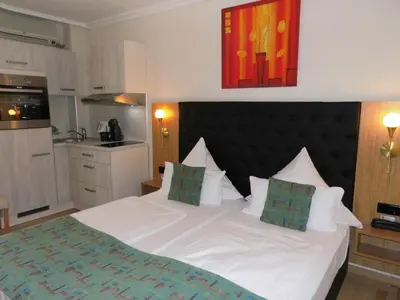 Küche/Küchenzeile in der Unterkunft Aparthotel Guzulka & Restaurant