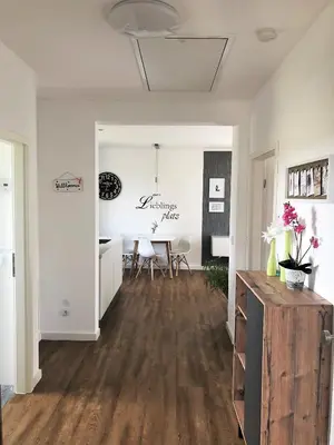 Küche/Küchenzeile in der Unterkunft Falkenapartment Berlin