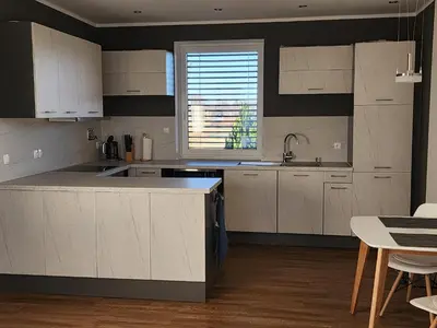 Küche/Küchenzeile in der Unterkunft Falkenapartment Berlin