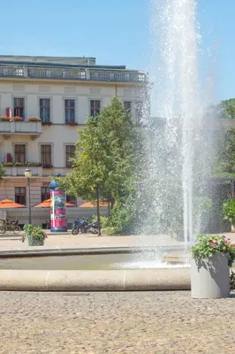 Das Gebäude in dem sich das Hotel befindet