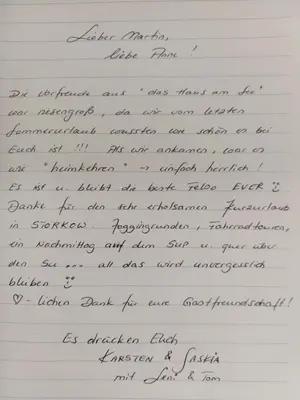 Grundriss der Unterkunft Haus am See