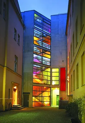 Das Gebäude in dem sich das Hotel befindet