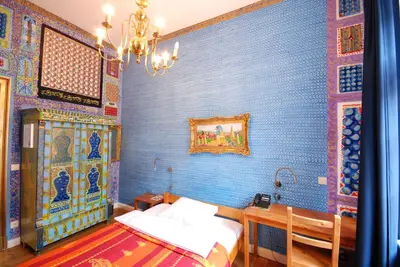 Ein Bett oder Betten in einem Zimmer der Unterkunft Arte Luise - Self-Check In