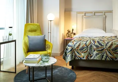 Ein Bett oder Betten in einem Zimmer der Unterkunft Classik Hotel Alexander Plaza