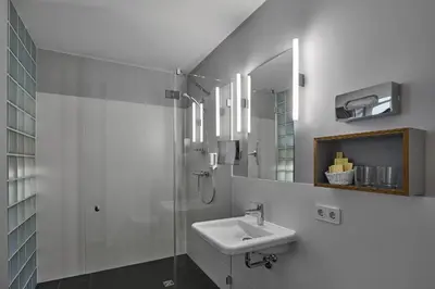 Ein Badezimmer in der Unterkunft Hotel 38