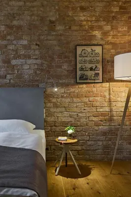 Ein Bett oder Betten in einem Zimmer der Unterkunft Hotel 38