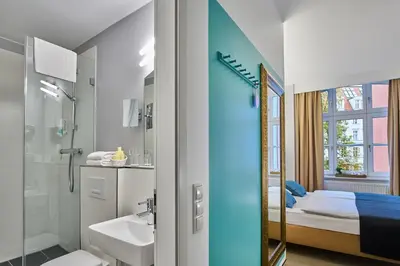 Ein Badezimmer in der Unterkunft Hotel 38