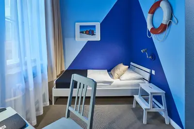Ein Bett oder Betten in einem Zimmer der Unterkunft Hotel 38