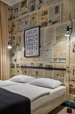 Ein Bett oder Betten in einem Zimmer der Unterkunft Hotel 38