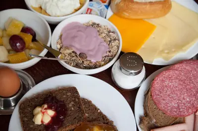 Essen im Hotel oder in der Nähe