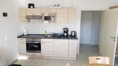 Küche/Küchenzeile in der Unterkunft Ferienhaus Magasch