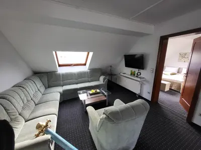 Ein Sitzbereich in der Unterkunft Albergo City Hotel Berlin