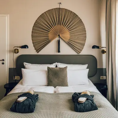 Ein Bett oder Betten in einem Zimmer der Unterkunft Townhouse Berlin