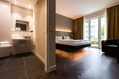 Ein Bett oder Betten in einem Zimmer der Unterkunft GINN City & Lounge Yorck Berlin