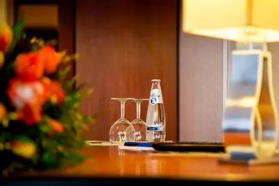 Getränke in der Unterkunft Comfort Hotel Bernau