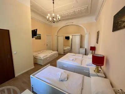 Ein Bett oder Betten in einem Zimmer der Unterkunft Hotel-Pension Spree