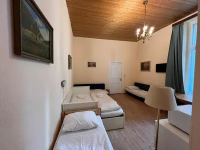 Ein Bett oder Betten in einem Zimmer der Unterkunft Hotel-Pension Spree