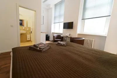 TV/Unterhaltungsangebot in der Unterkunft Planet Berlin City Apartments